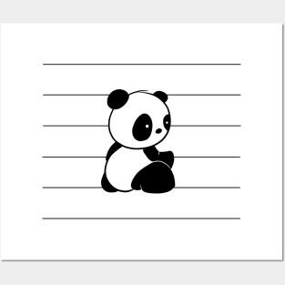 Panda-Bear Lovers Cute Kawaii Baby Panda Posters and Art